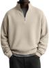 Felpa con zip da uomo per autunno inverno, casual, vestibilità larga, felpa con cappuccio