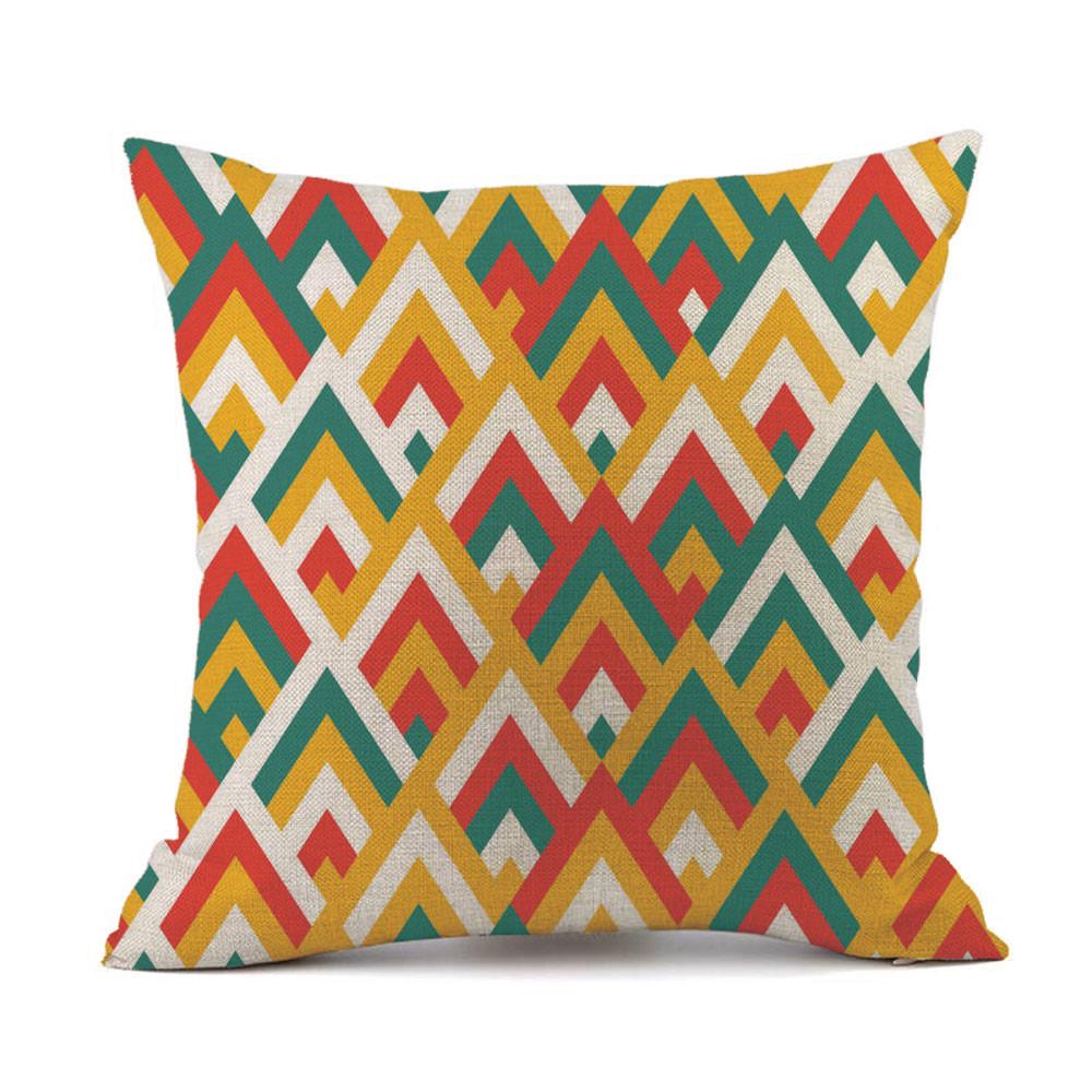 Buy Geometric Patterns Cushion Cover Square Pillow Case Home Decor at