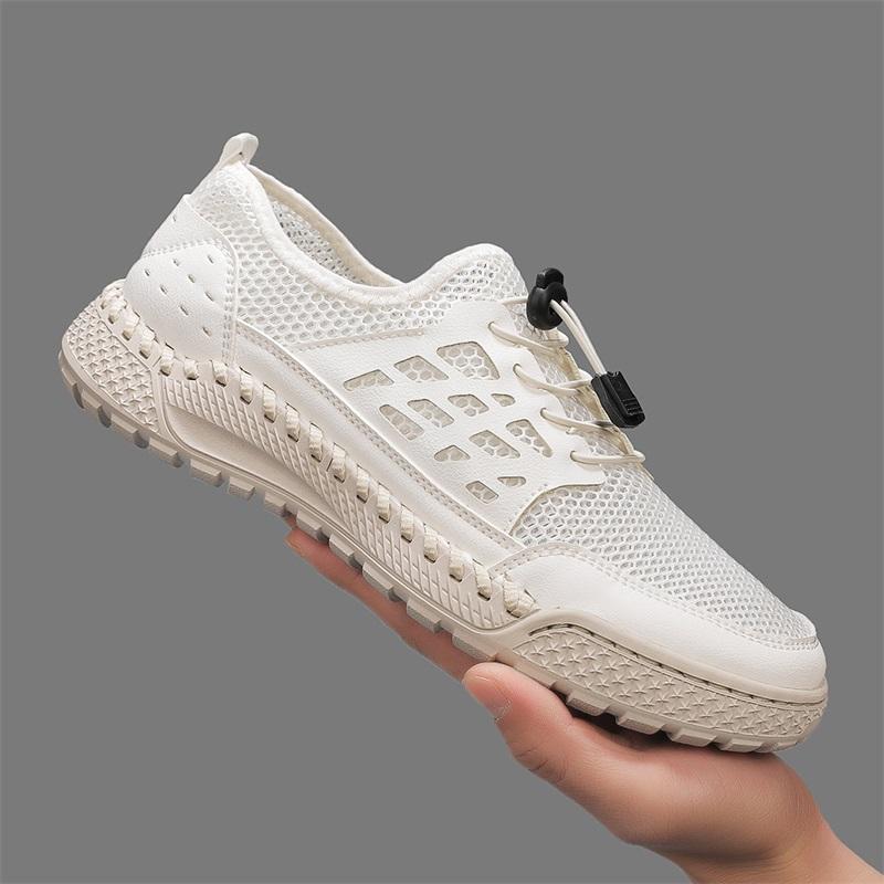 

Літні чоловічі кросівки. Дихаюче повсякденне взуття. Взуття для прогулянок 46 бежевий