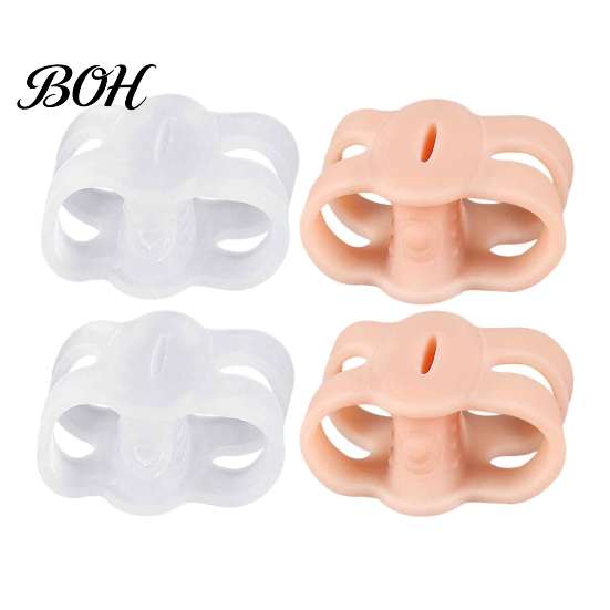 Toe Separators for Hallux Valgus 1 Pair Silicone Men Women, Breathable Double Hole Spacers Overlapping Toes And Correction, Soft SEBS Foot Cushions