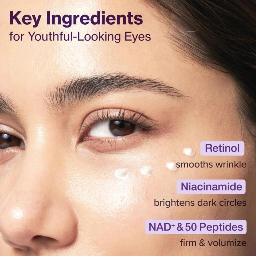 NUMBUZIN N°9 NAD+ Rétinol Volumetox Crème Yeux 10ml