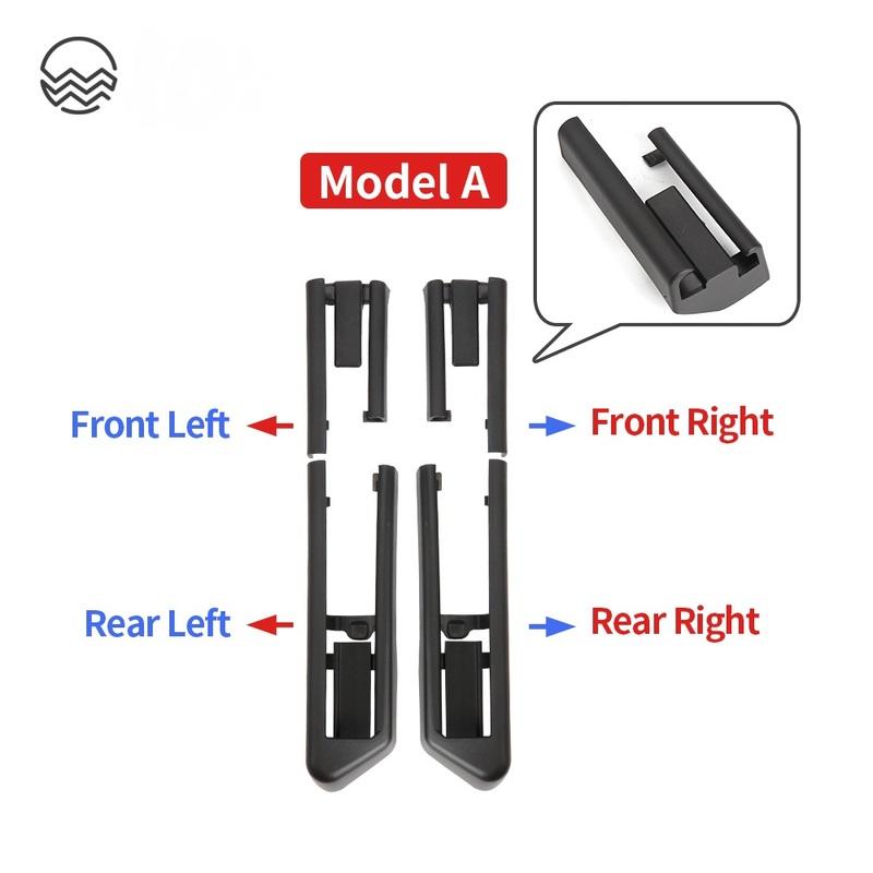 For BMW 5 7 Series F02 F07 F10 Car Interior Seat Sliding Track Rail Cover Seat Rail Trim Sliding Track 52109175063
