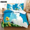 Sunflowers Bedding Set Duvet Cover Set 3d Bedding Digital Printing Bed Linen Queen Size Bedding Set Fashion Design