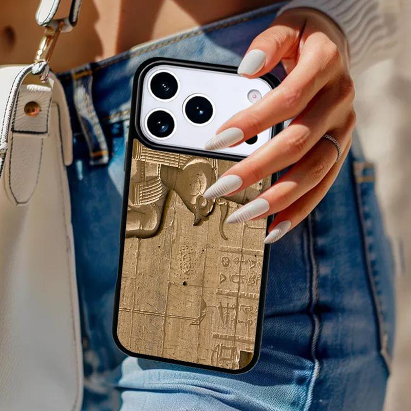 Egyptian Phone Case For iPhone 17 Air 14 15 13 12 Max Cover For Apple 14 15 16 16e 11 Pro Max Plus