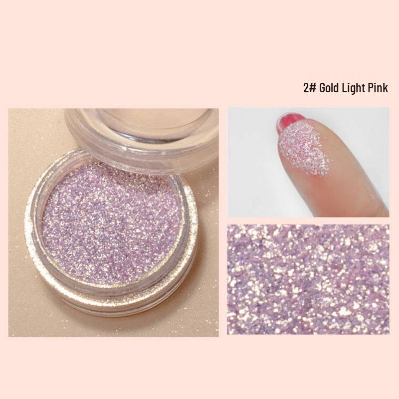 Alpha Professional Eye Shadow: Fine Glitter Powder for Brightening and Children's Stage Performance Highlight Powder