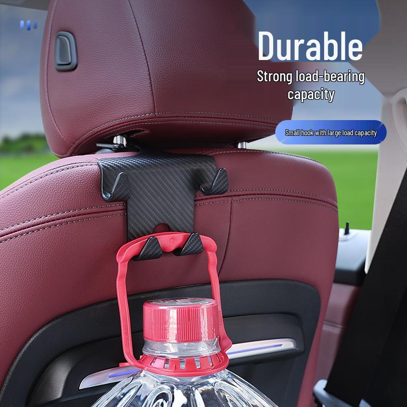 Mehrzweck-Haken für die Rückseite von Autositzen aus Kohlefaser (4er-Set)