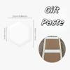 1PC 25x28.8cm Nordic Room Loft Hexagonal Headboard Soft Bag 3D Wall Sticker Tatami Bed Headboard Self-adhesive Wall Background W