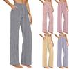 Womens Palazzo Pants Summer Casual Flowy Wide Leg Trousers Beach Travel Vacation Outfits