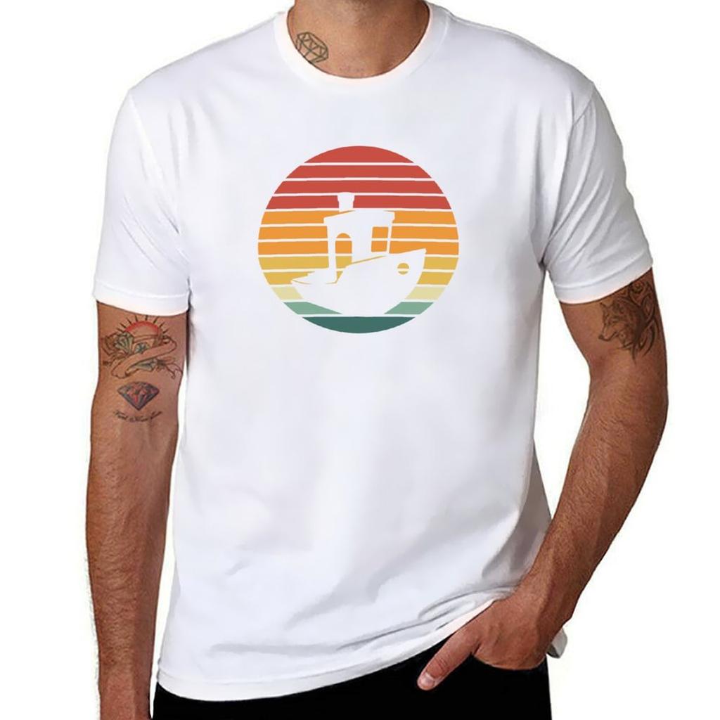 Distressed Vintage D printer benchy sunset for the maker quote TShirt Holiday Outdoor TShirt