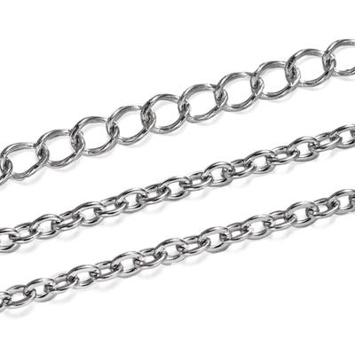5Meters Never Fade Stainless Steel Multi Styles Necklace Chains for DIY Bracelet Chain Jewelry Making Findings Accessories