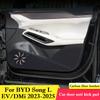Car Door Anti Kick Pad Leather Protection Sticker Carbon Fiber Scratch Resistant Film For BYD Song L DMi EV 2026 2026 2026