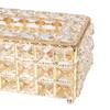 Tissue Box Bar Napkin Box Crystal Cube Napkin Dispenser Square Bedroom Office Hotel Cafe Coffee European-style