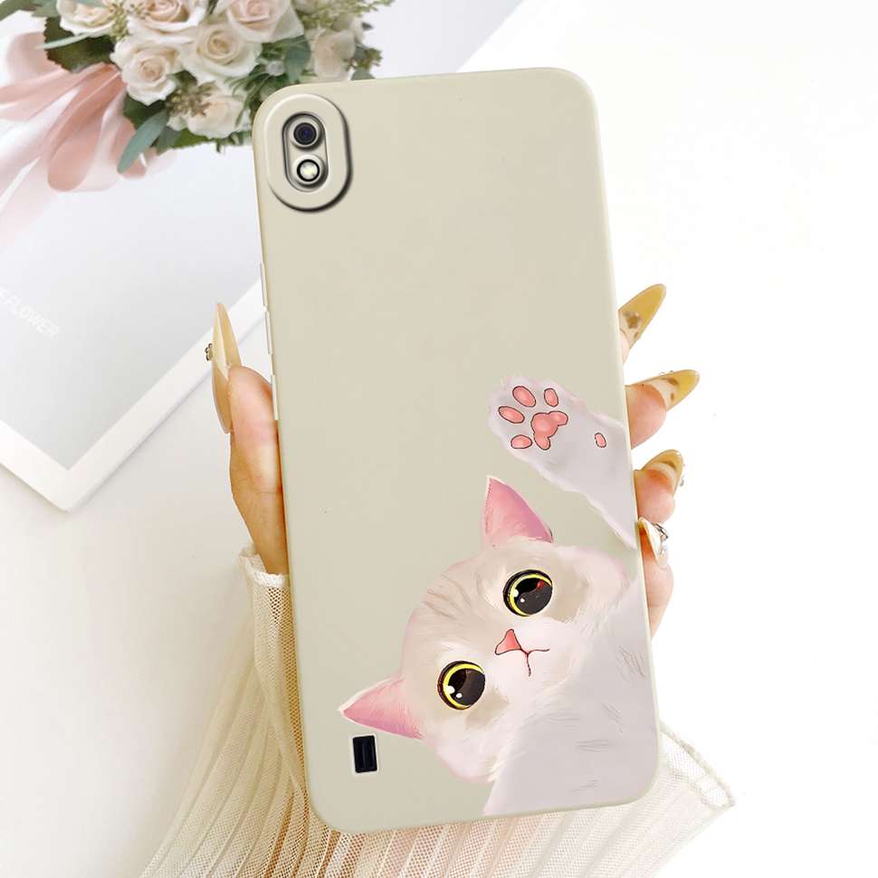 Cute Cat Book Case For Samsung Galaxy A10 A105F Case Soft Siilcone Back Cover For Samsung A10 A 10 Phone Cases 6.2'' Fundas