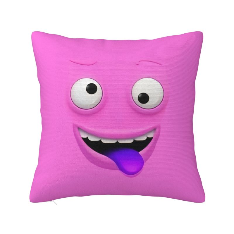 Custom Funny Expression Modern Throw Pillow Cover Home Decor Car Cushion