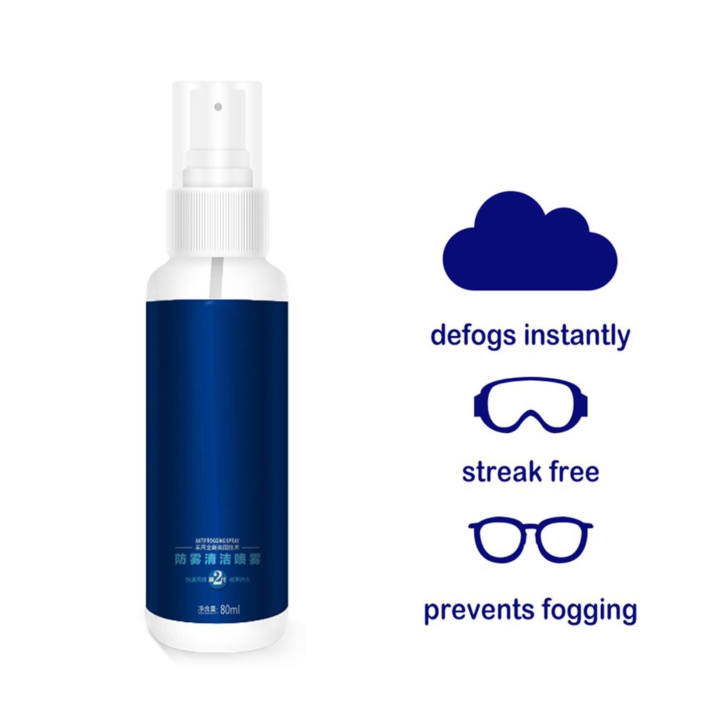 Anti Fog Spray for Glasses Lens Cleaner Spray Defogger for Eye Glasses Mirrors