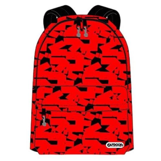 Godzilla x Outdoor Products Collaboration Daypack Logo Pattern Red
