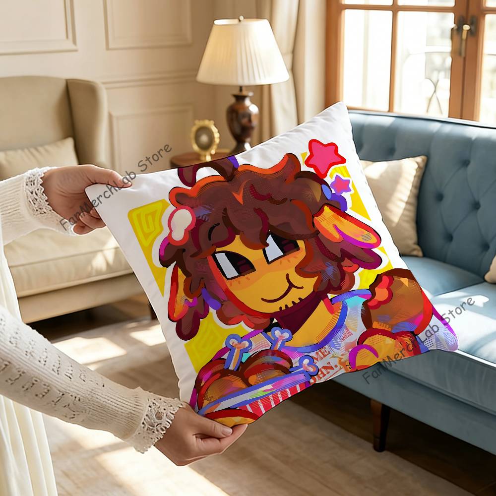 Game SShedletskyS Pillow Case Plush Fabric Soft Pillowcase Double Sided Print Sofa Cushion Cover Throw