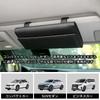 Car Tissue Hanging Car Sun Visor Box Storage Universal Automotive Part Mirror Type Box, Box, Rack, (Makeup - Black)