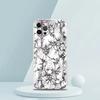 Soft TPU Transparent Phone Case Cover for iPhone 16 15 14 13 12 11 Pro Max XR 8 7 Plus XR Shell Cyber Sigil Cross Line Pattern
