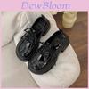 Classic English Style Womens Pu Mary Jane Shoes With Crossstrap Design For Daily Spring Wear