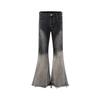 Light-colored split-ended and slightly pulled jeans, men's and women's new spring and autumn models in 2024, high-waisted drape and thin horn pants