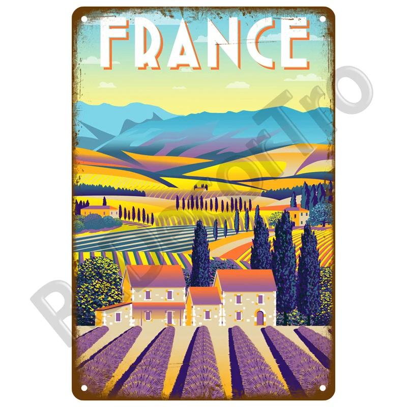 Plaque Metal Sign Beach House Seaside Decorative Plate Vintage Summer Metal Wall Sign Beach Decor For Beach Bar Beach Tin Sign