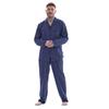 Keanu Mens Stripe Brushed Long Pyjama Set