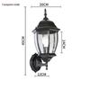 European Antique Modern Minimalist Waterproof LED Outdoor Wall Light for Courtyard and Landscape
