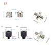 6Piece Precisions Thread Converters Kit For DSLR Action Cameras and Live Streaming Gear Aluminum Alloy Design