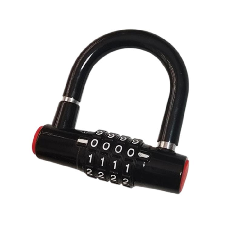 

Прочный велосипедный замок для любителей велоспорта, городской уличный велосипедный замок для путешествий и хранения. чёрный