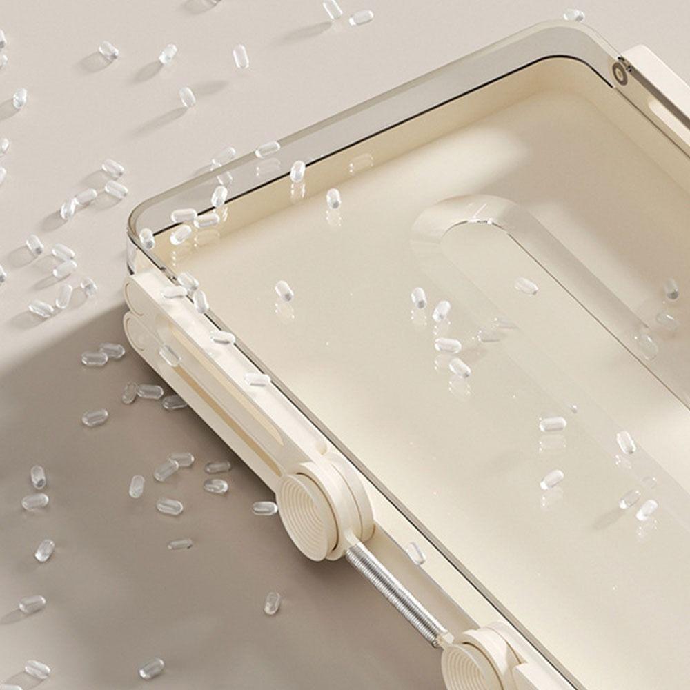 Velkokapacitní pružinový box na kapesníky Skládací úložný kontejner na kapesníky Nový nástroj na kapesníky