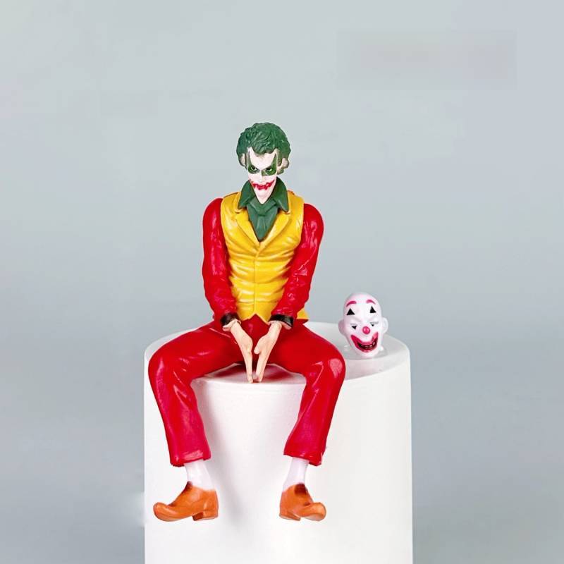 Suicide Squad Joker Pvc Car Ornament With Detachable Mask For Collectors