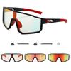 aoron PC Frame Photochromic Polarized Sunglasses Outdoor Fashion Sports Driving Fishing Cycling Glasses for Men WomenUV400 Anti Glare Skiing Goggles