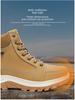 Men's Large Size Outdoor High-Top Hiking and Work Boots with Warm Cotton Lining