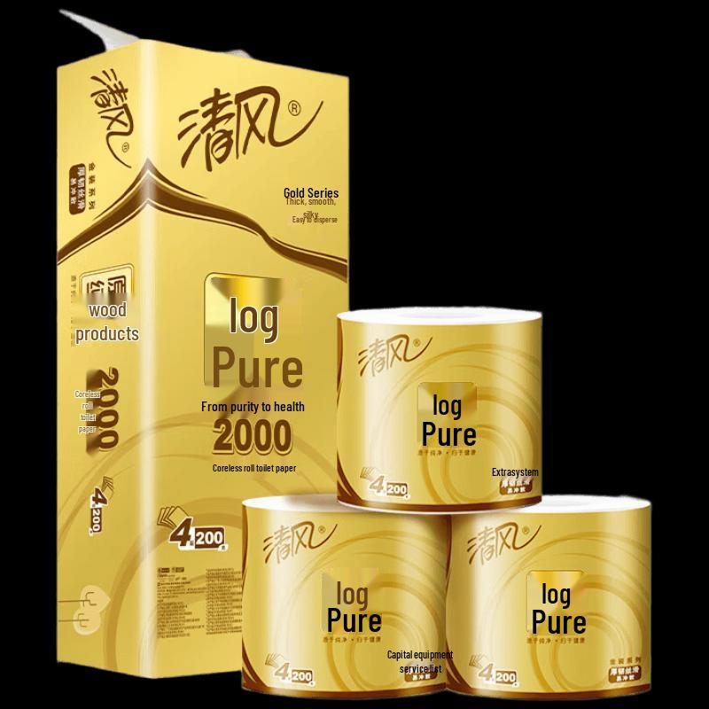 Qingfeng Gold Original 4-Ply Toilet Paper