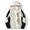 Jacket Men's Spring and Autumn American Trendy Brand Tooling Windproof Casual Outdoor Three-in-one Hooded Jacket Men's Clothing