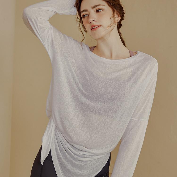 Women's Quick-Dry Sports Pullover - Long Sleeve, Breathable, Slim Fit for Running & Yoga (2025)