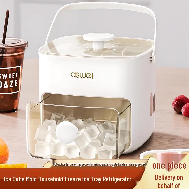 Tragbare Eiswürfelform mit großer Kapazität für Haushaltskühlschränke