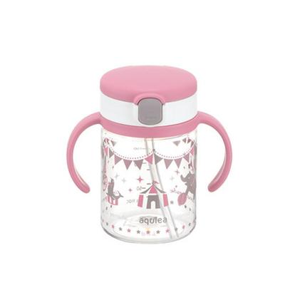 Richell AQ Straw Cup 200ml, 1 Piece, Pink