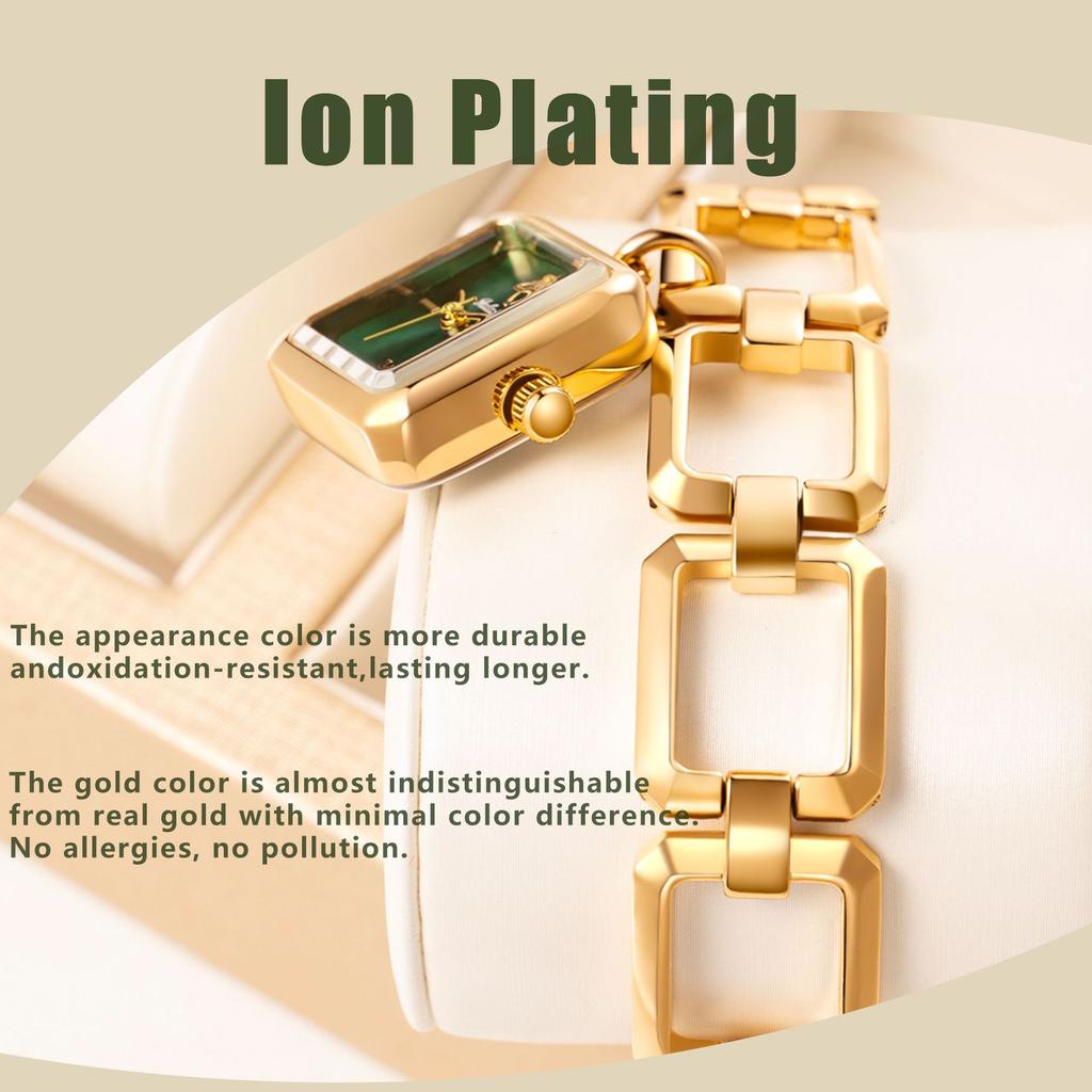 Square Women'S Watch Skeleton Strap Light Luxury Design Pendant Women'S Watch Pendant Bracelet Watch