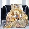 Cookie Run Kingdom Pure Vanilla Cookie Flannel Throw Blanket  for Bedspreads Knitted Blanket Office Super Soft Breathable