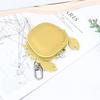 First Layer Cowhide Crab Pendant Keychain & Leather Coin Purse