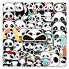 50 Panda Stickers - Trendy Graffiti for Laptops, Suitcases, Cars, and More