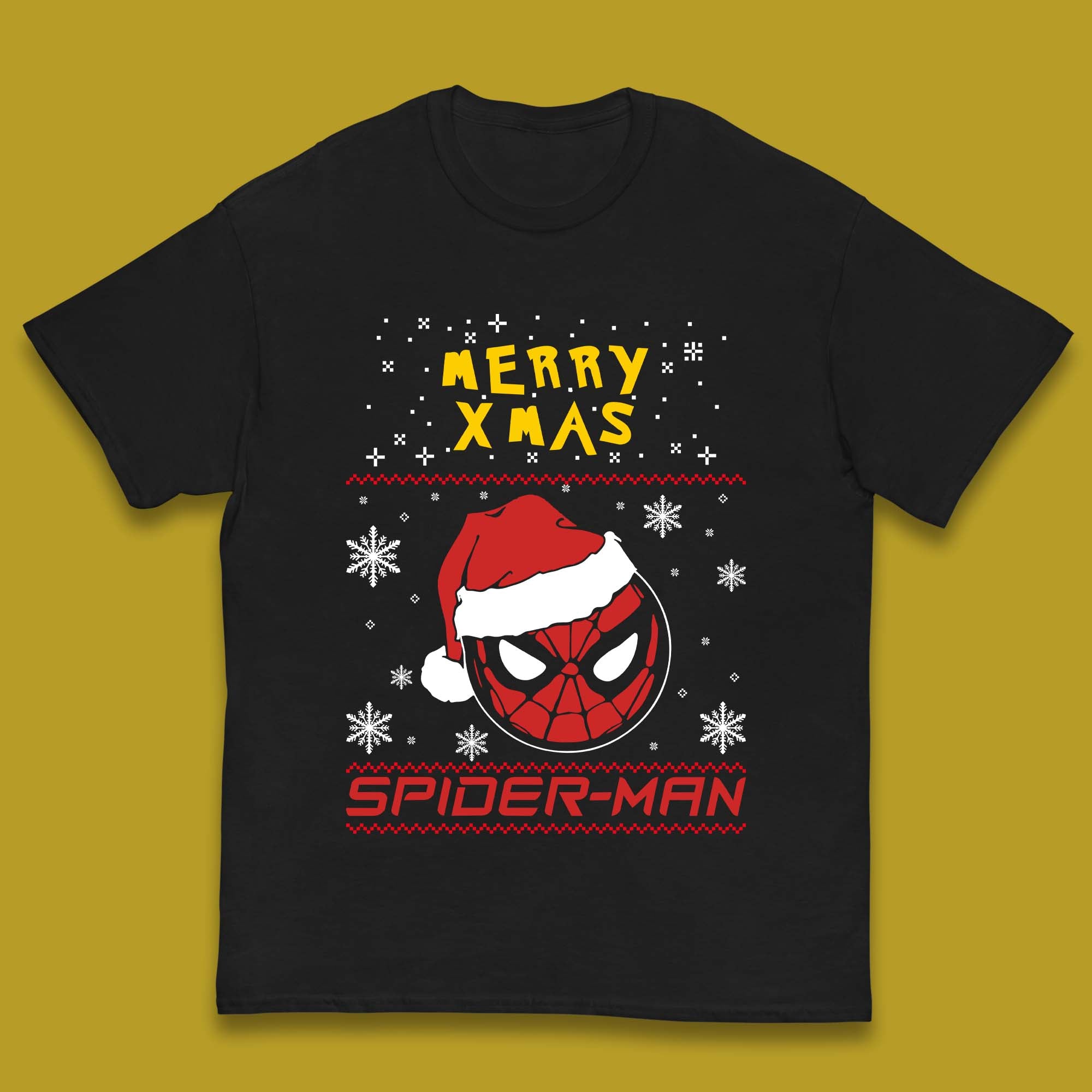 Merry Xmas Spider-Man Kids T-Shirt 130