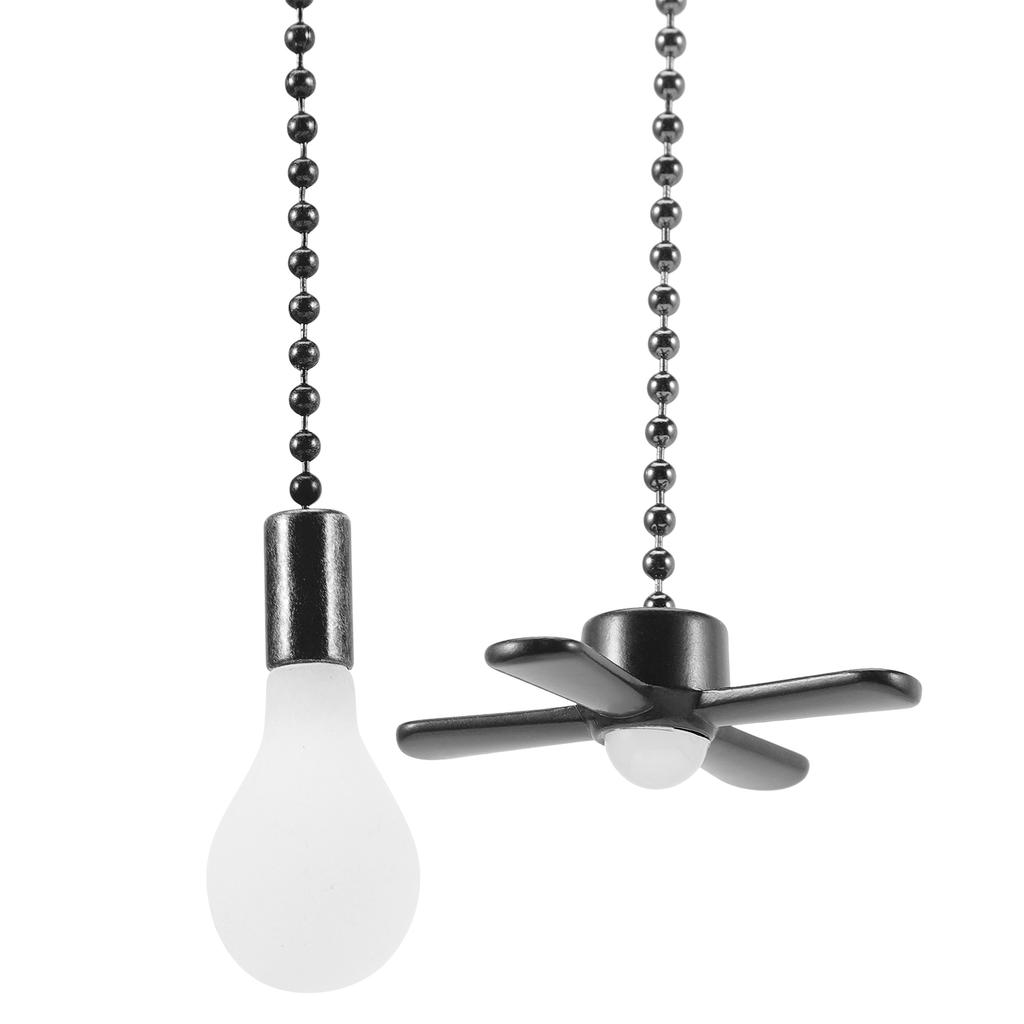 Ceiling Fan Pull Chain Extensions Fan Light Pendant Retro Decor Ceiling Pull Chain Charm Extension Metal HangingChain Pendants