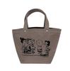 PEANUTS Snoopy PEANUTS  Ichizawa Shinzaburo Hanpu Tote Bag S gray