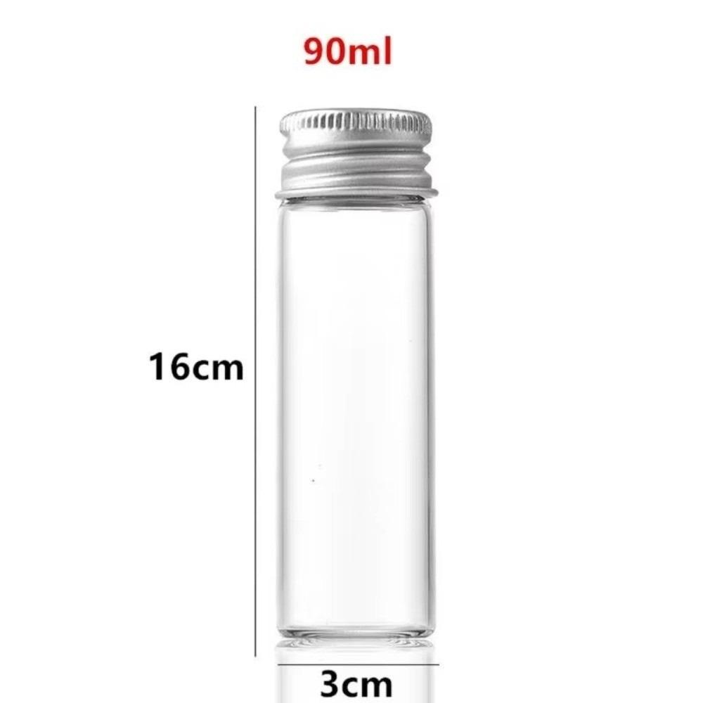 50-125ml Capacity Sealed Jars Aluminum Cap Empty Jars Portable Refillable Containers For Cosmetic