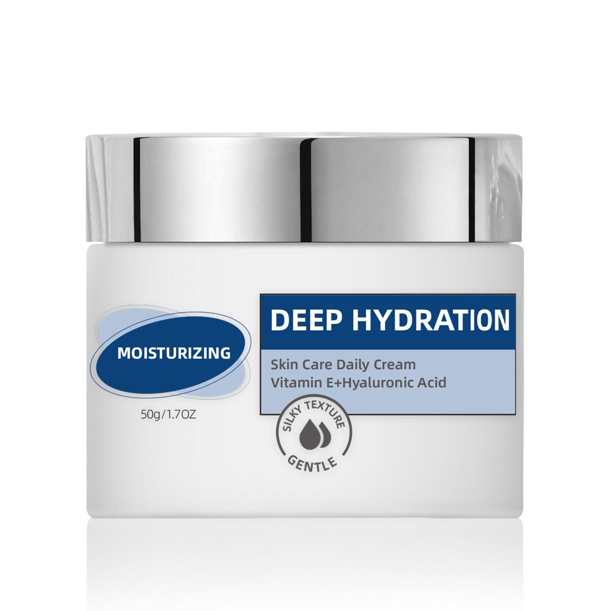 Facial Day Cream 50G Deep Moisturizing and Soothing Treatment for Sensitive Skin 48H Long-lasting Hydration Barrier Repair Cream Non-Greasy