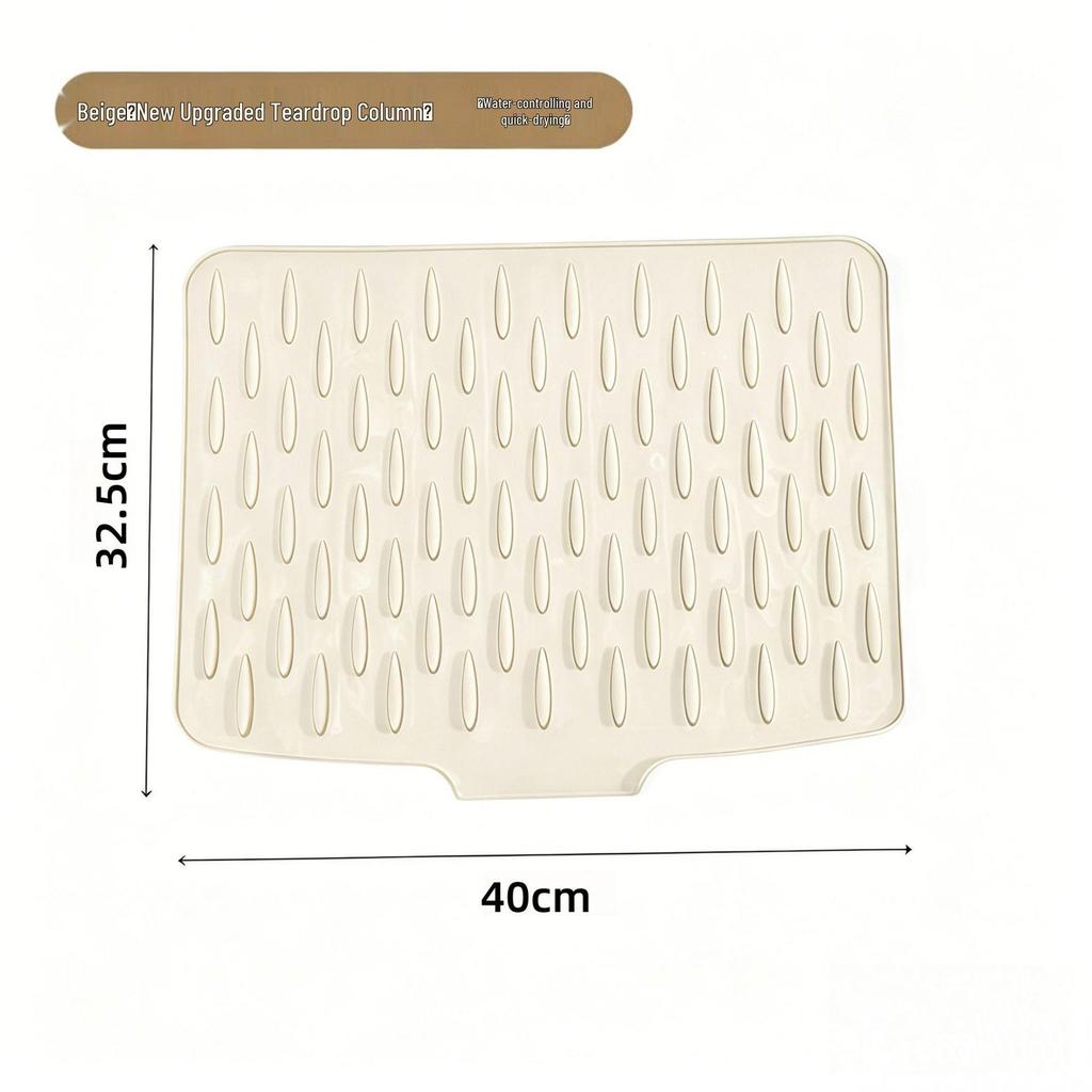 Non-Slip Heat-Resistant Silicone Kitchen Drain Mat & Countertop Protector