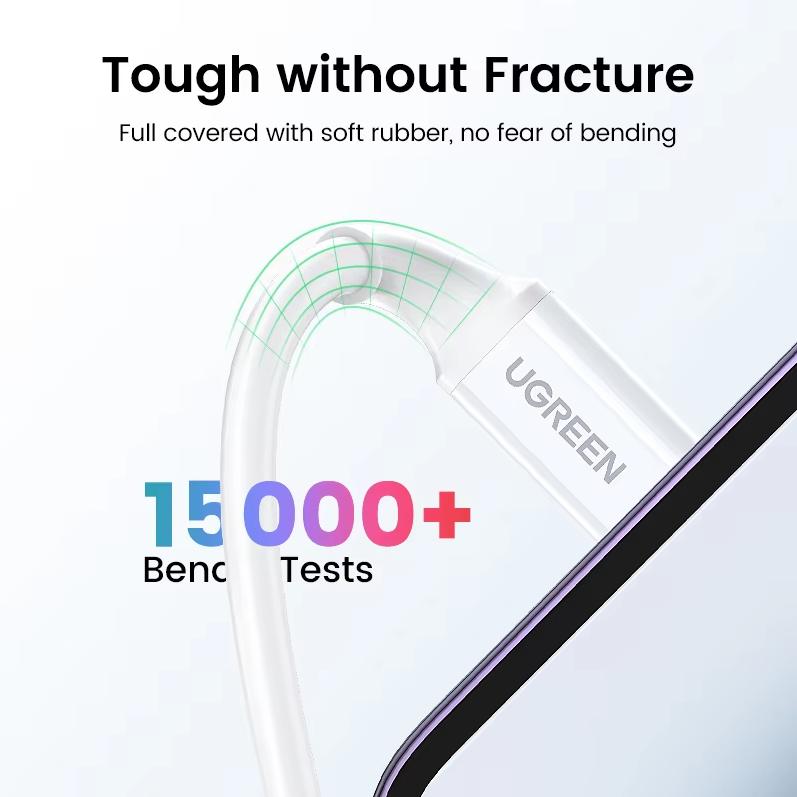 Ugreen Suitable for Apple Charging Cable Type-C Data Cable PD30/20W Fast Charging To Lightning iPhone 14/13 Phone